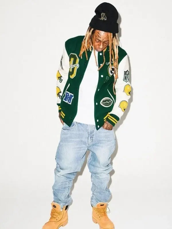 OVO X NFL Green Bay Packers Varsity Jacket