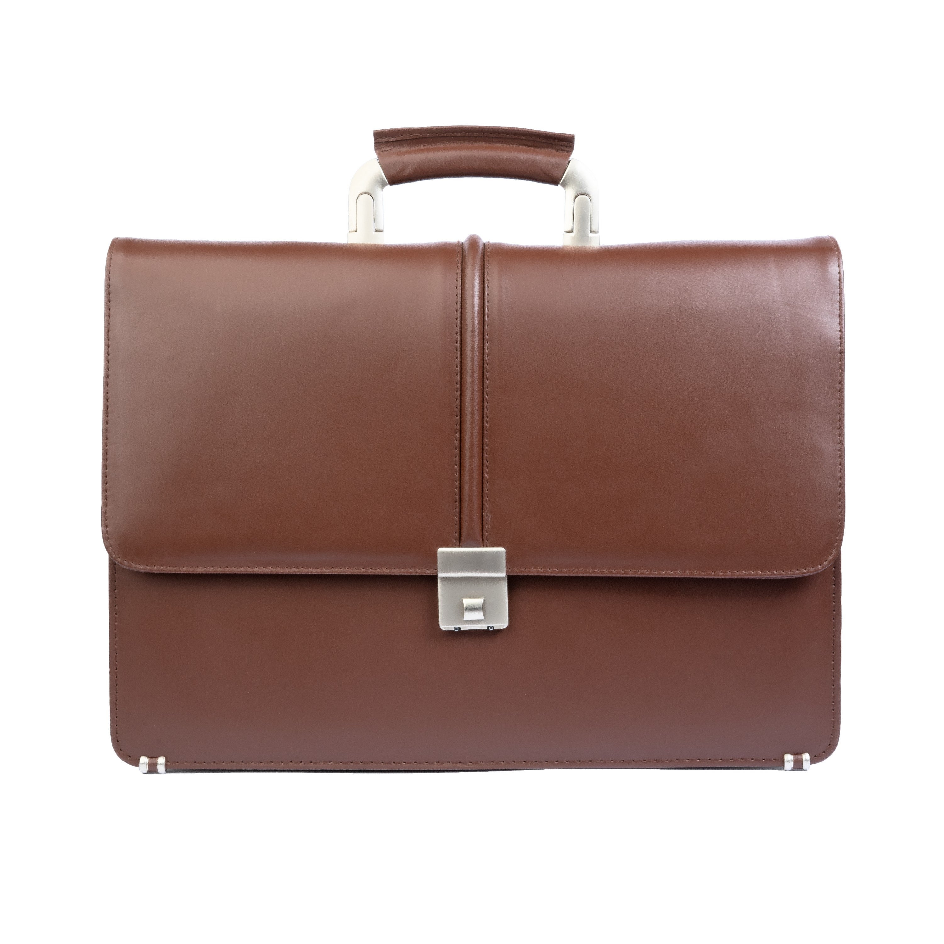 Modern Leather Office Bag with Lock Zing Apparel