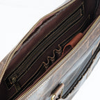 The Maverick Vintage Leather Laptop Bag Zing Apparel