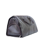 Milled Leather Premium Travel Bag, Brown Zing Apparel