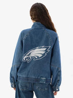 Off Season Eagles Oversized Denim Jacket