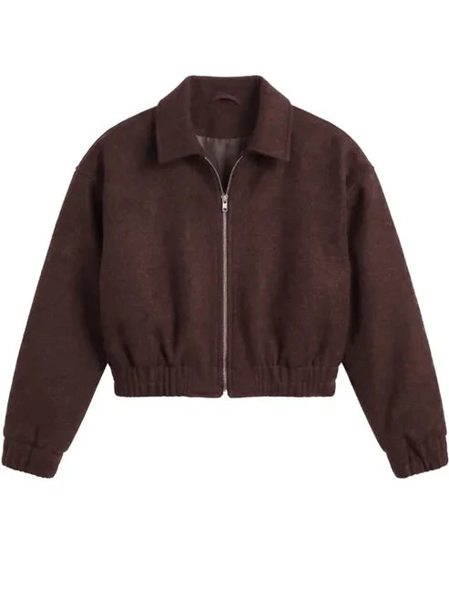 Off Campus Hannah Wells Brown Suede Jacket