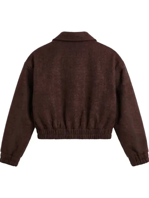 Off Campus Hannah Wells Brown Suede Jacket