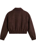 Off Campus Hannah Wells Brown Suede Jacket