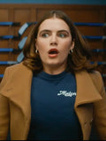 Off Campus S01 Hannah Wells Brown Coat