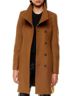Off Campus S01 Hannah Wells Brown Coat