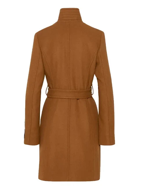 Off Campus S01 Hannah Wells Brown Coat