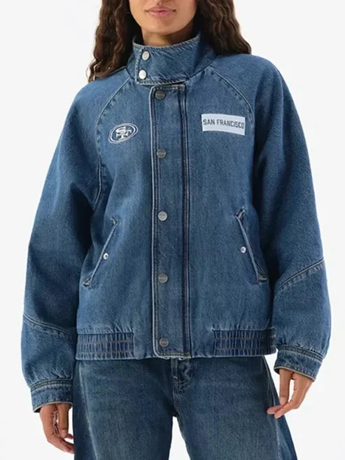 Off Season 49ers Oversized Denim Jacket