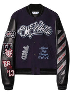 Off White Chicago Bulls Varsity Jacket