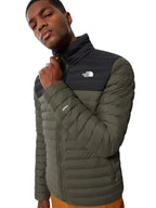 Green Black North Face Jacket