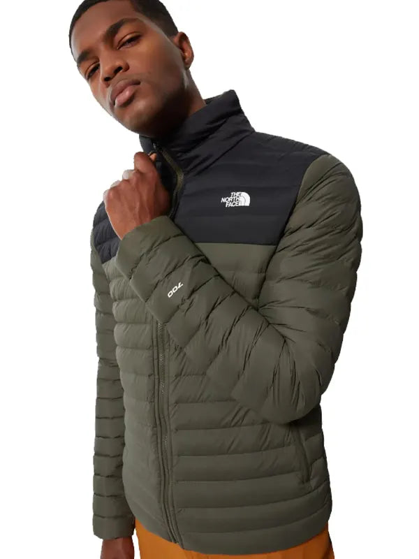 Green Black North Face Jacket