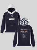 Ovo Red Bull Racing Pit Crew Color Block Hoodie - Red Bull Navy