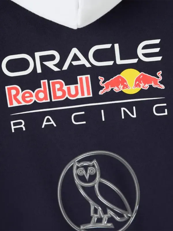 Ovo Red Bull Racing Pit Crew Color Block Hoodie - Red Bull Navy