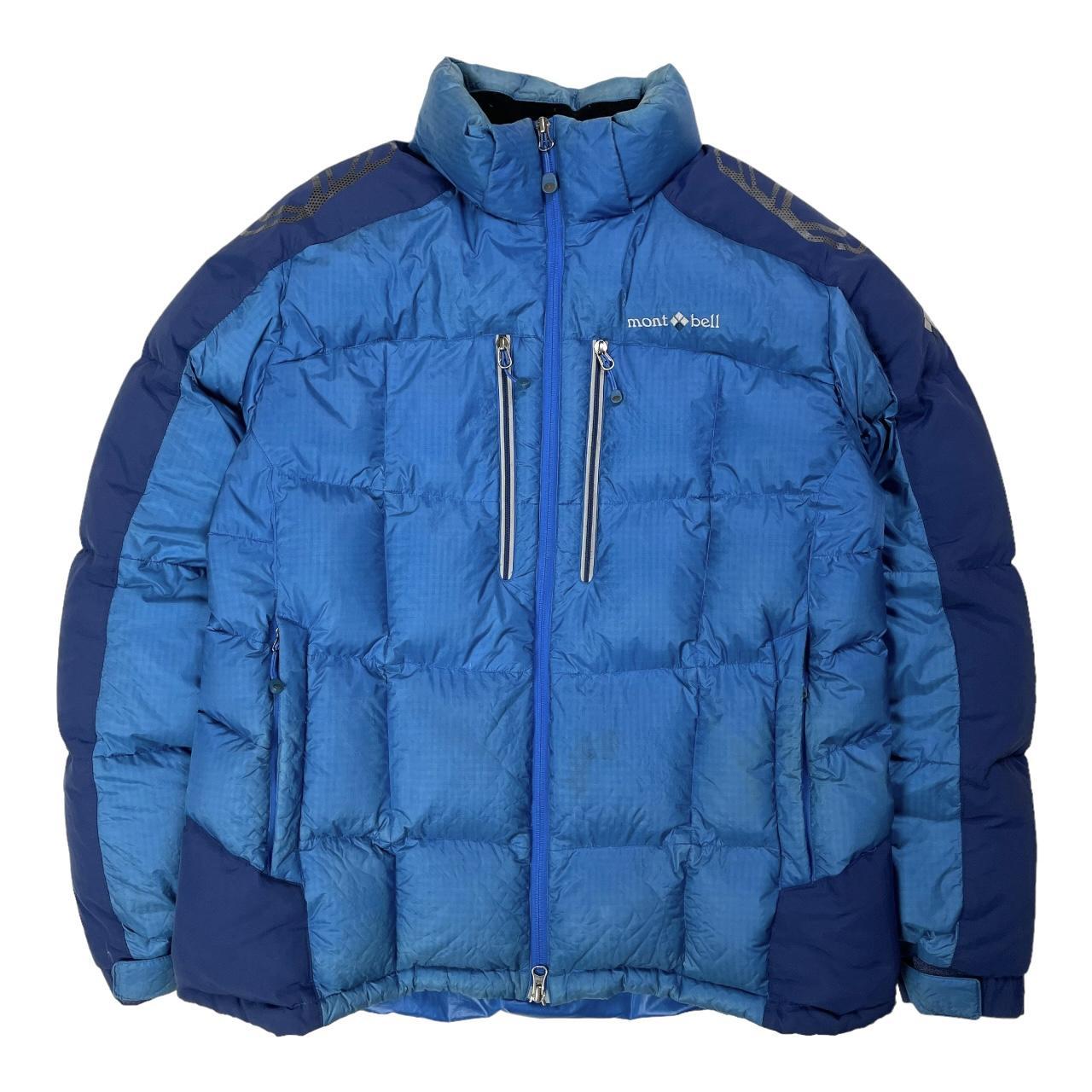 Montbell Bicolor Puffer Jacket Blue