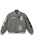 Palace-X-Gap-Varsity-Jacket-Grey