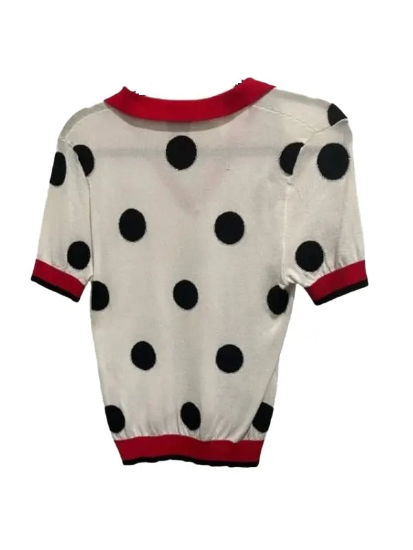 Password S03 Keke Palmer Polka Dot Polo Shirt