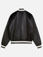 Patta-Script-Logo-Satin-Varsity-Black-Jacket-Back