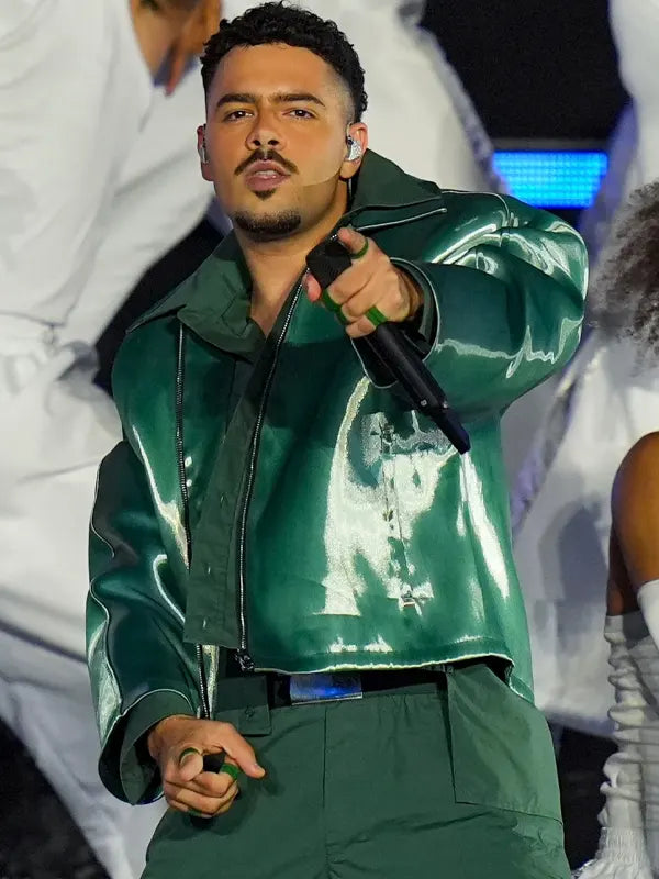 Pedro Sampaio Half Time Show Green Jacket