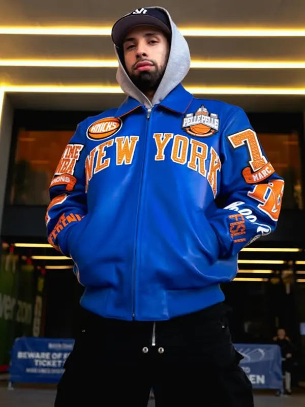 Pelle Pelle X Fisll For The City Of Knicks Jacket