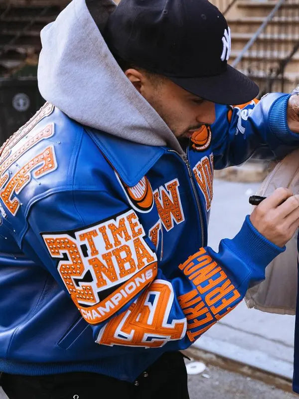 Pelle Pelle X Fisll For The City Of Knicks Jacket