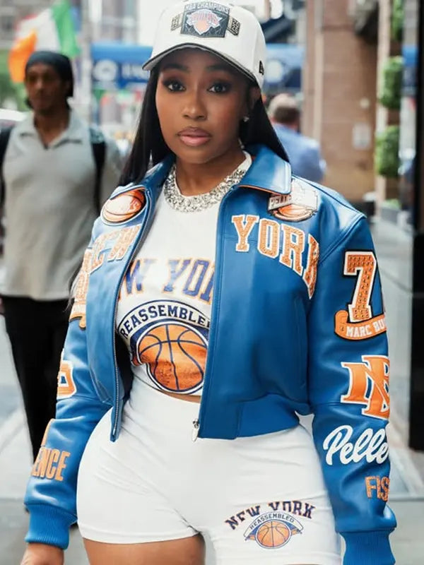 Pelle Pelle X Fisll For The City Of Knicks Jacket