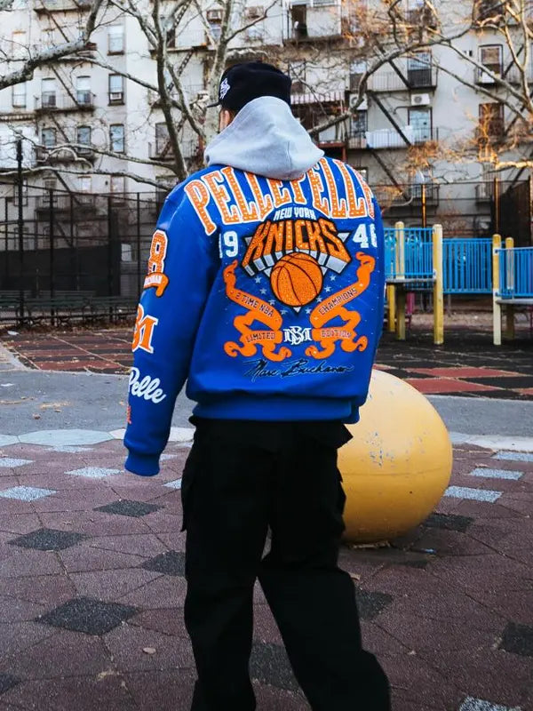 Pelle Pelle X Fisll For The City Of Knicks Jacket