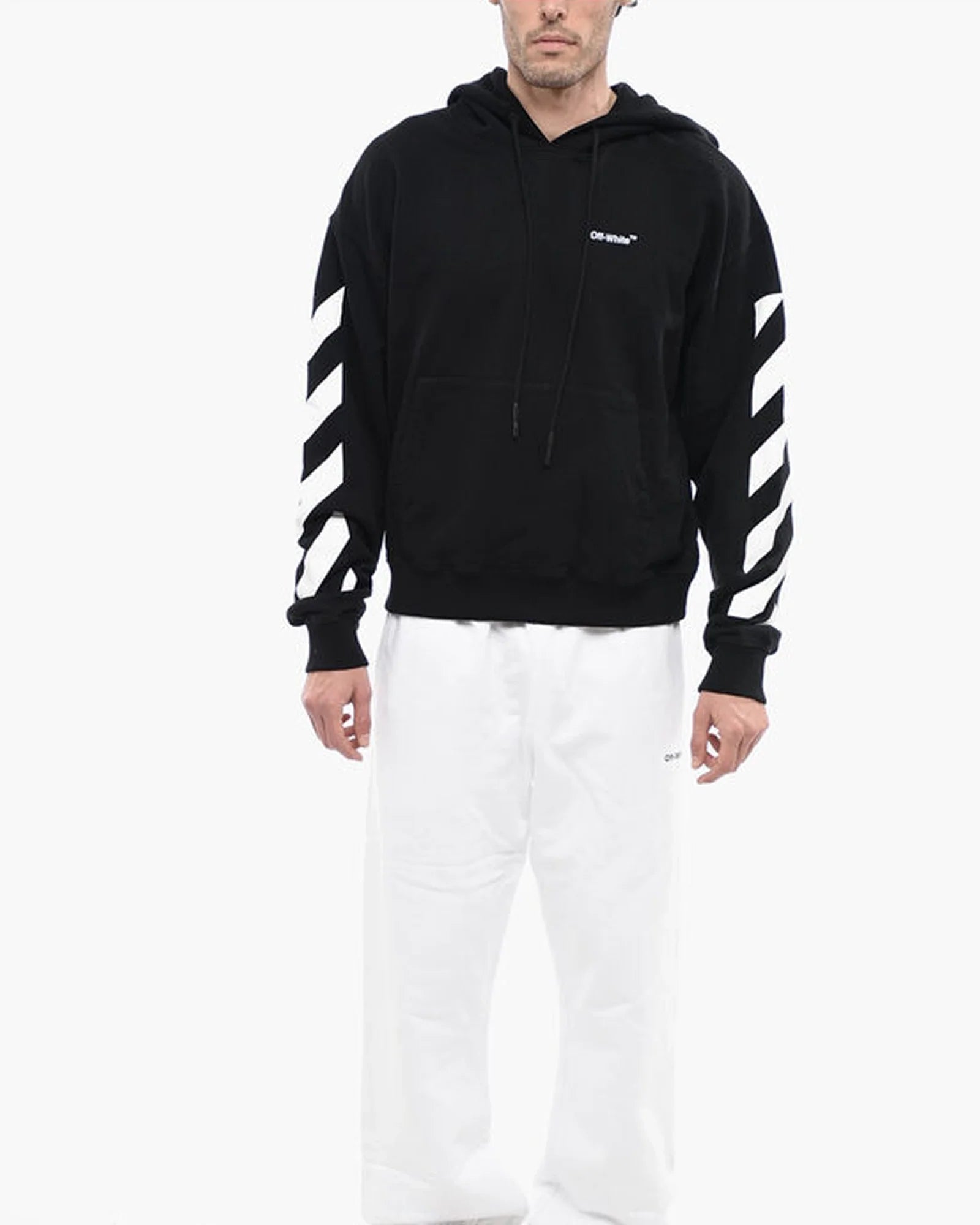 Permanent-Black-Hoodie-Diag-Helvetica-With-Front-Pocket