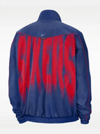 Philadelphia 76ers Nike Blue Woven Basketball Jacket