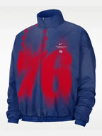 Philadelphia 76ers Nike Blue Woven Basketball Jacket