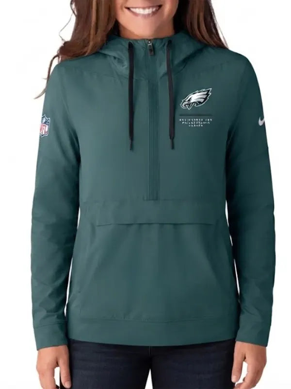 Philadelphia Eagles 2026 Sideline Anorak Green Jacket