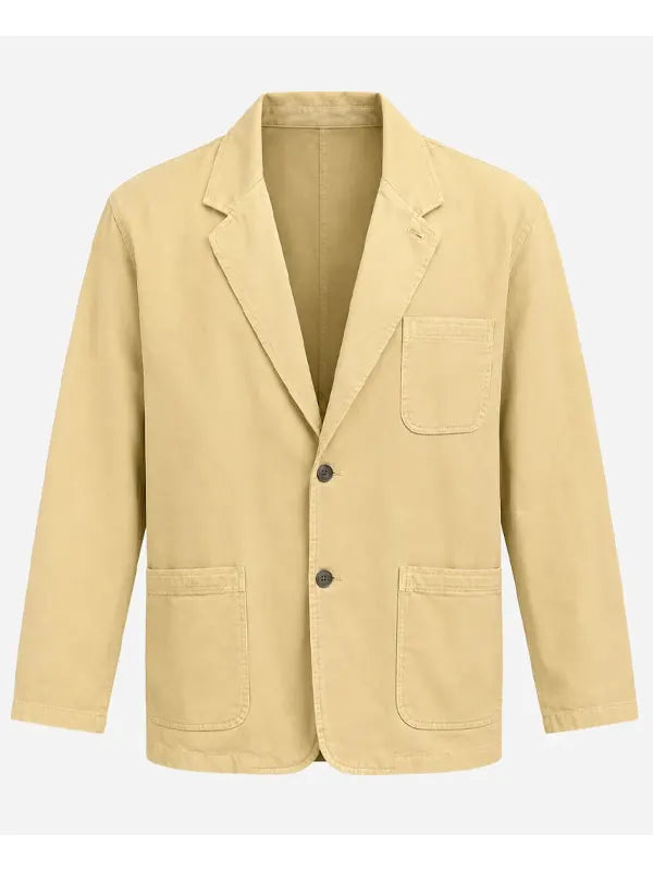 Photocall Event Douglas Booth Beige Blazer