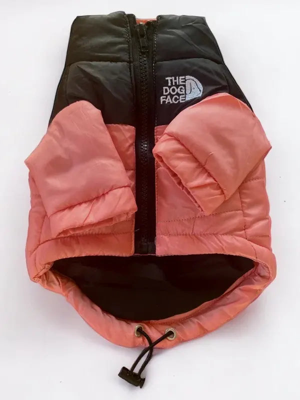 Pink North Face Dog Jacket