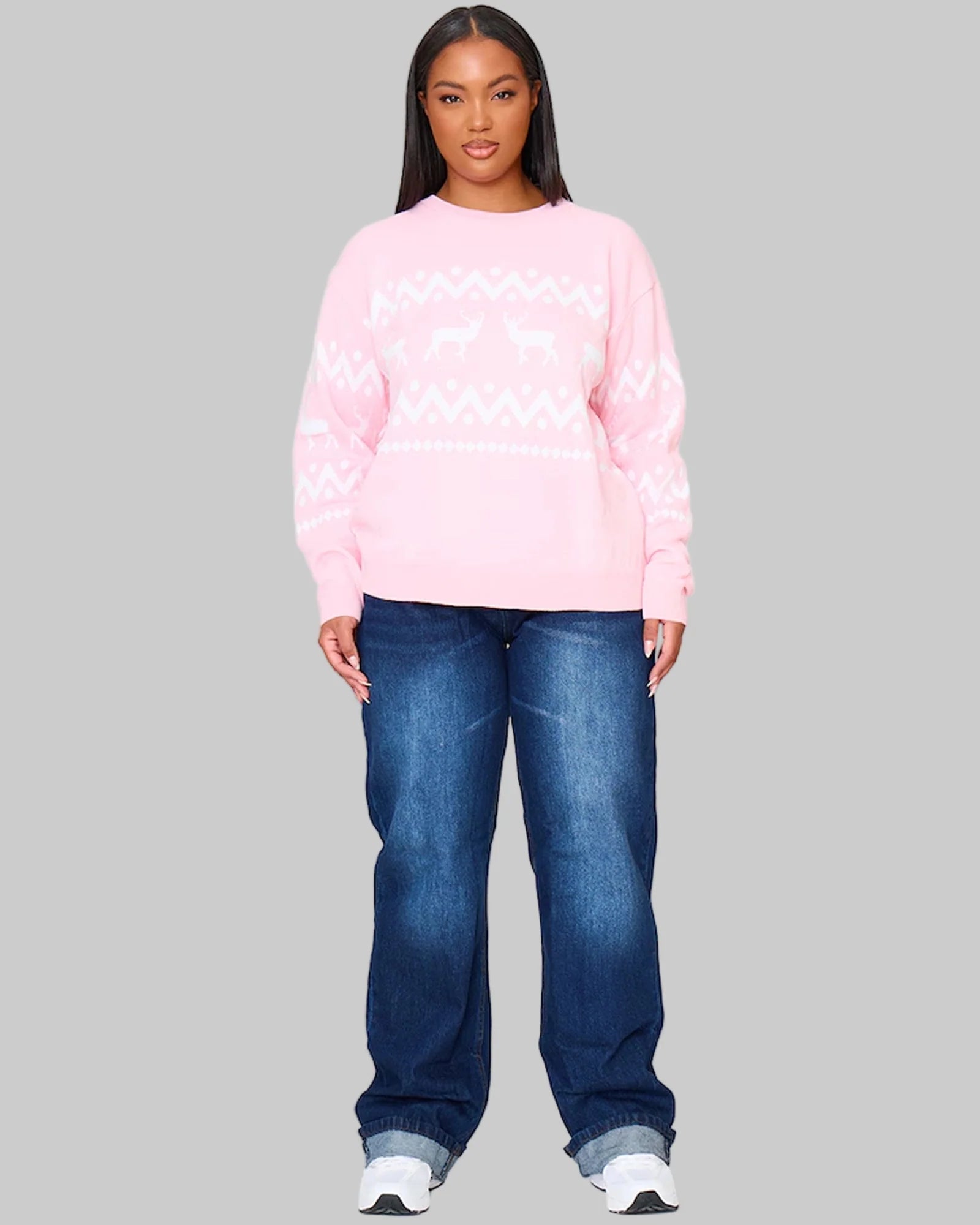 Pinky Christmas Sweater