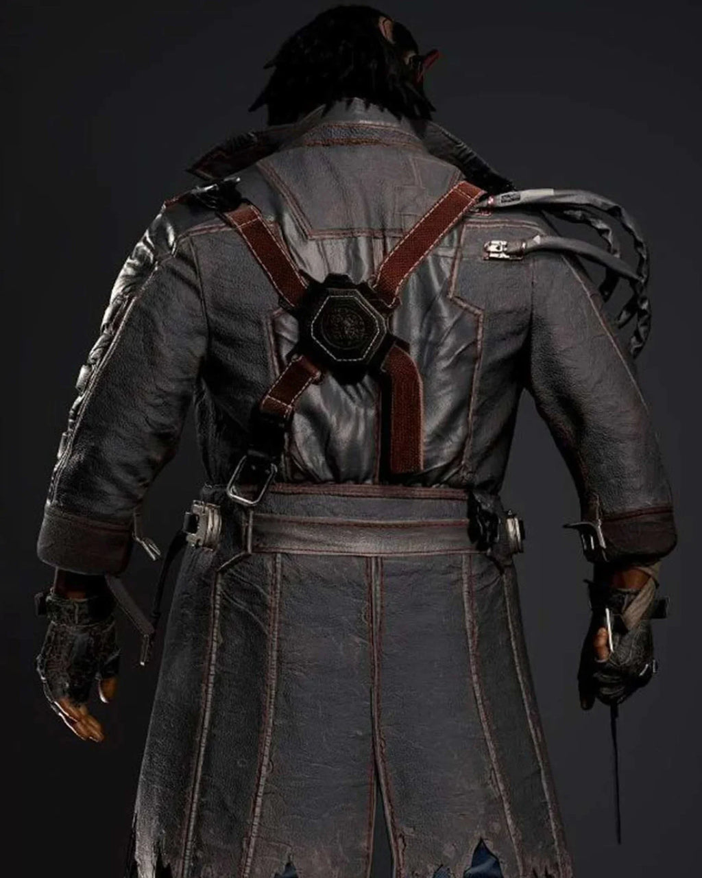 Placide-Leather-Trench-Brown-Coat-Cyberpunk-2077-BackView