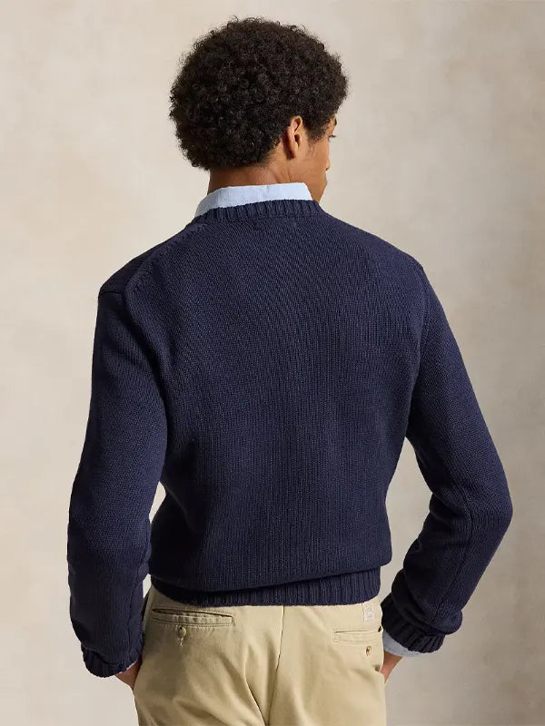 Polo American Flag Knit Sweater For Men