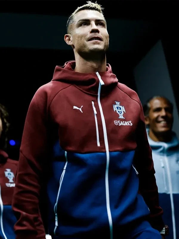 Cristiano Ronaldo Portugal National Team Tech Hooded Jacket