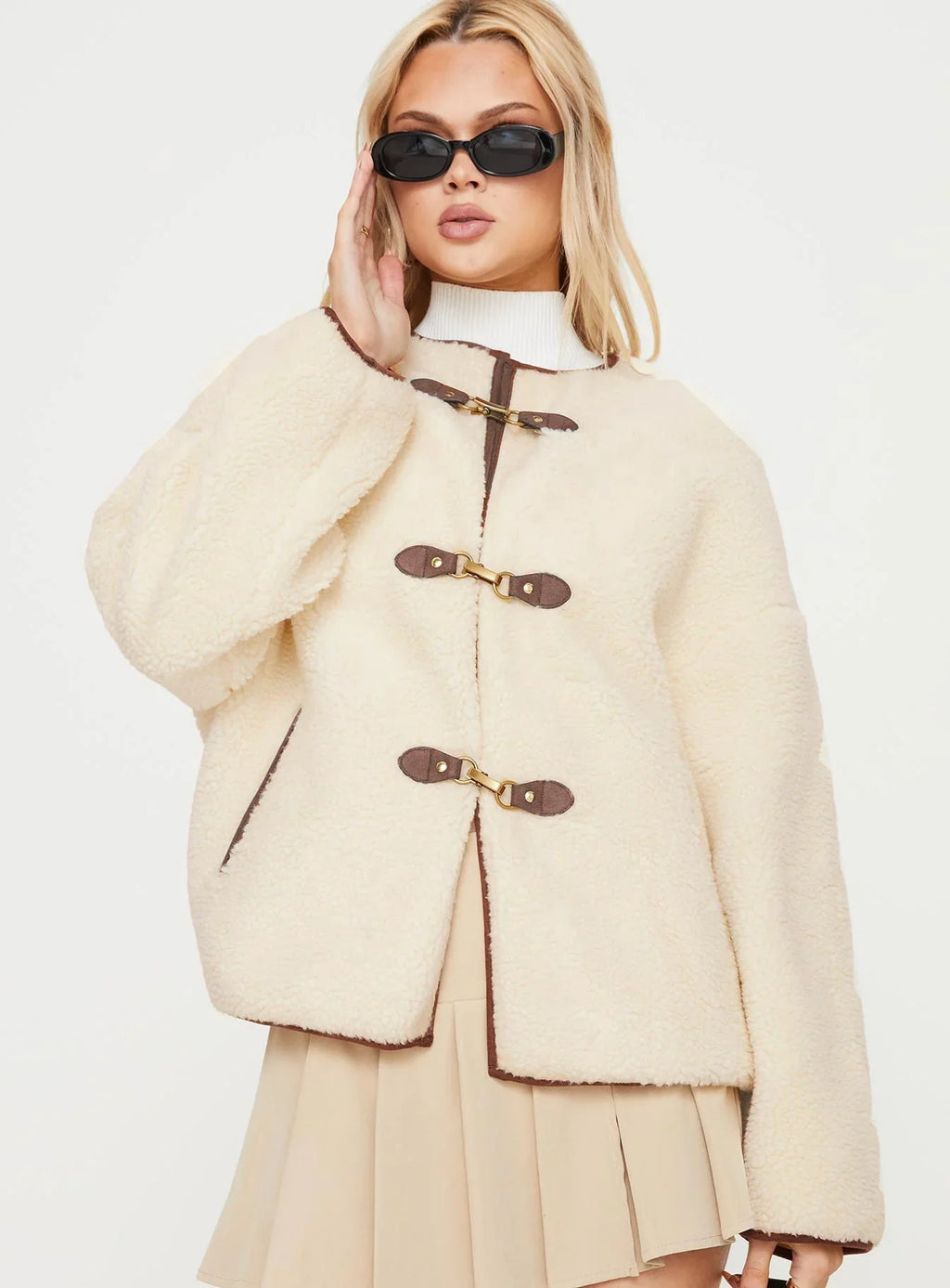Princess-Polly-Adylic-Teddy-Coat-In-Cream-Brown