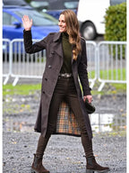Kate Middleton Burberry Black Trench Coat