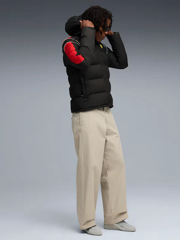 Puma-Ferrari-Black-Puffer-Jacket-Look