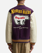 Purple-Human-Made-Varsity-Jacket