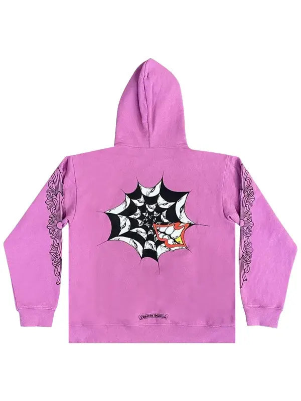 Purple Chrome Hearts Hoodie