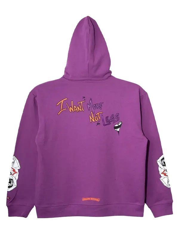 Purple Chrome Hearts Hoodie