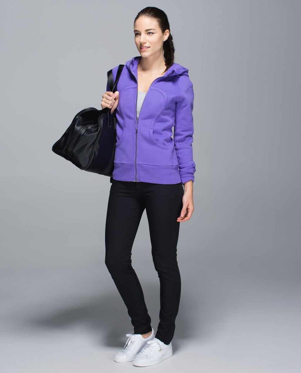 Purple Lululemon Scuba Jacket