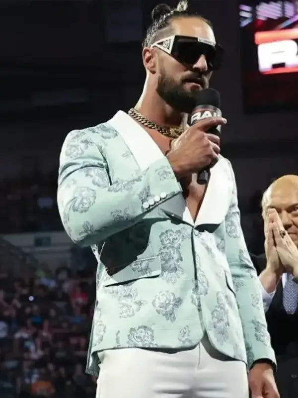 RAW Seth Rollins Floral Blazer