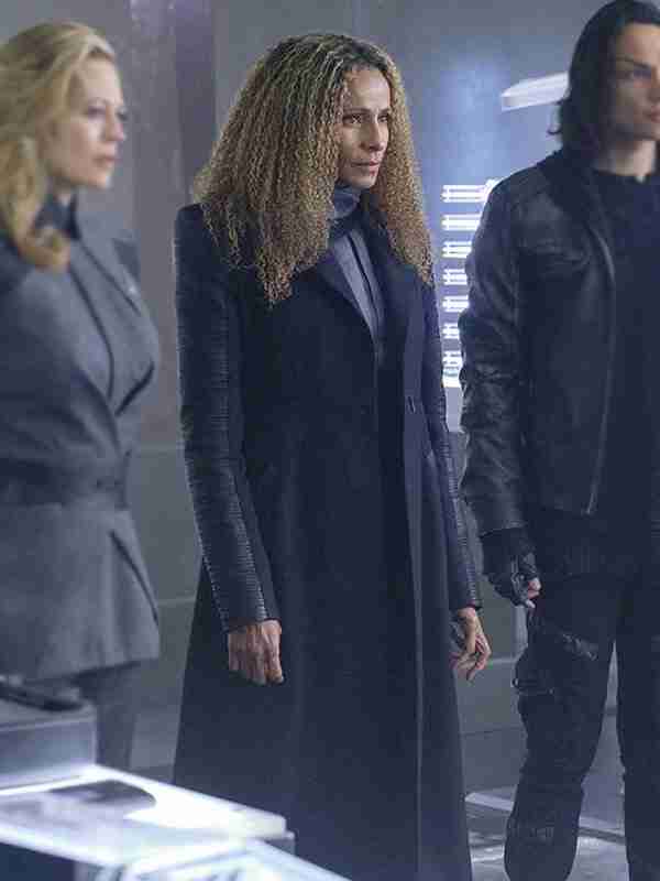 Star Trek Picard S02 Raffi Musiker Black Trench Coat