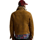 Ralph Lauren Brown Leather Trucker Jacket