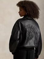 Ralph Lauren Yankees Bomber Jacket Leather