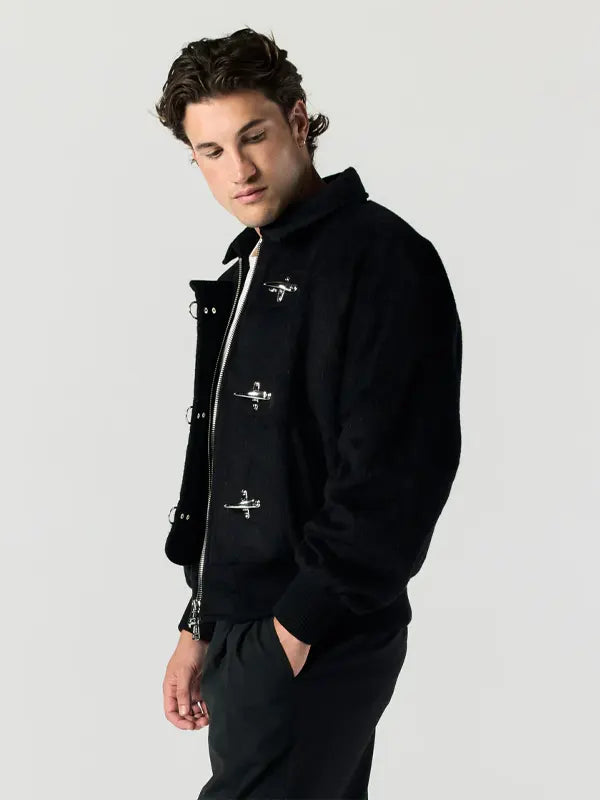 Rare Firemen's Clasp Woll Jacket