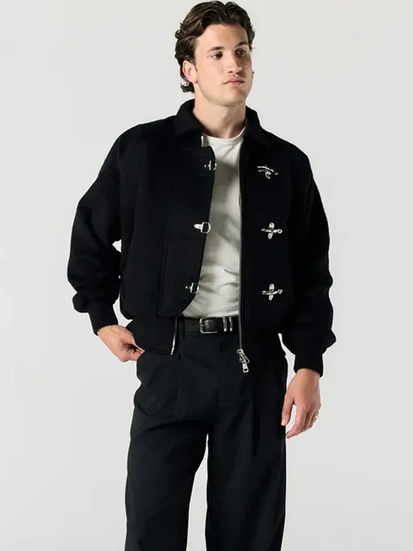Rare Firemen's Clasp Woll Jacket