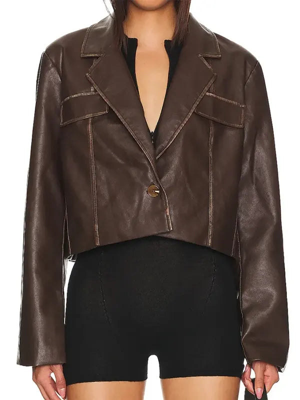 Real Housewives Of Orange County S20 Tamra Judge Crop Jacket